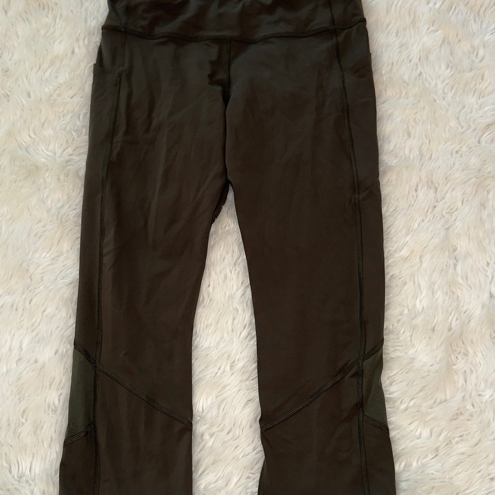 Lululemon Pace Rival Crop 22" Dark Olive 8 - Picture 5 of 6